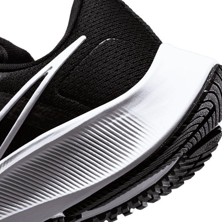 Nike Air Zoom Pegasus 38 Black White (W) Angle 5