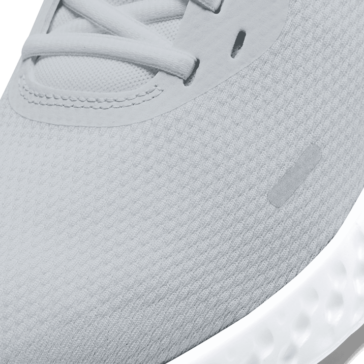 Nike Revolution 5 Premium Pure Platinum Thunder Blue Angle 1