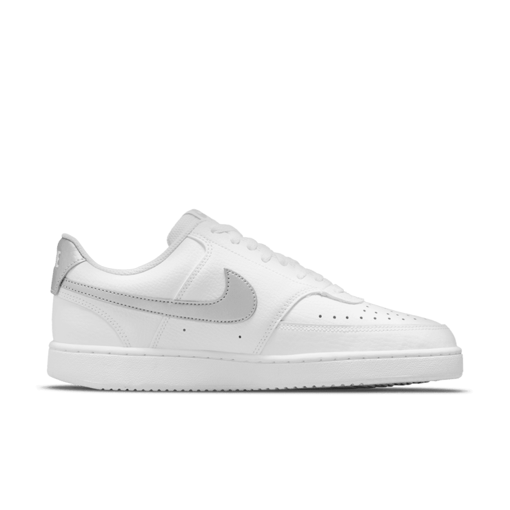 Nike Court Vision Low White Grey (W) Angle 1