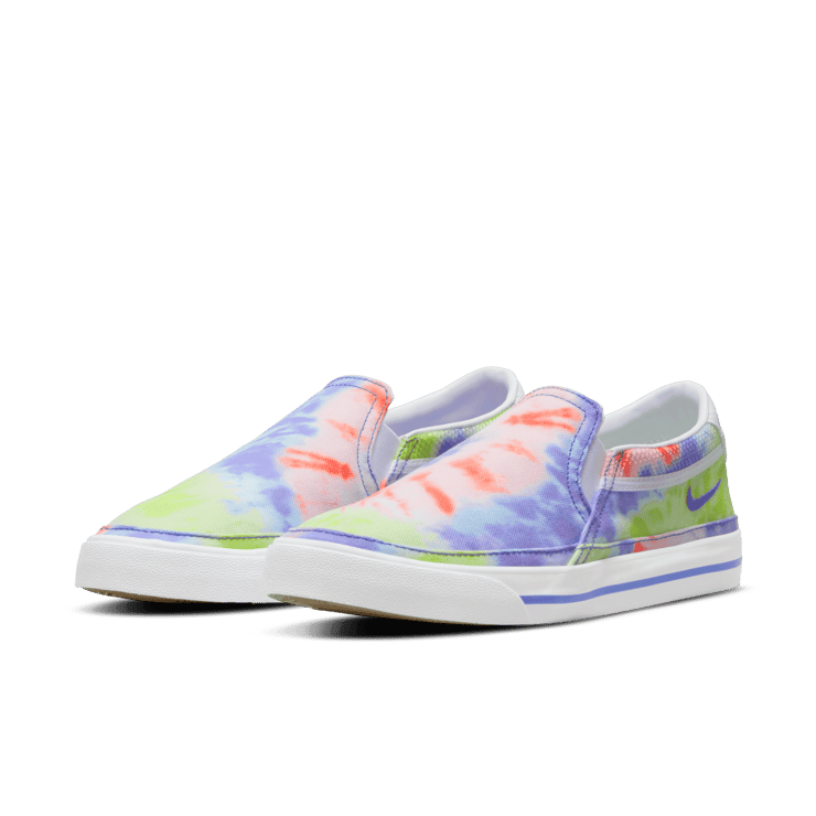Nike Court Legacy Print Slip On Tie-Dye (W) Angle 2