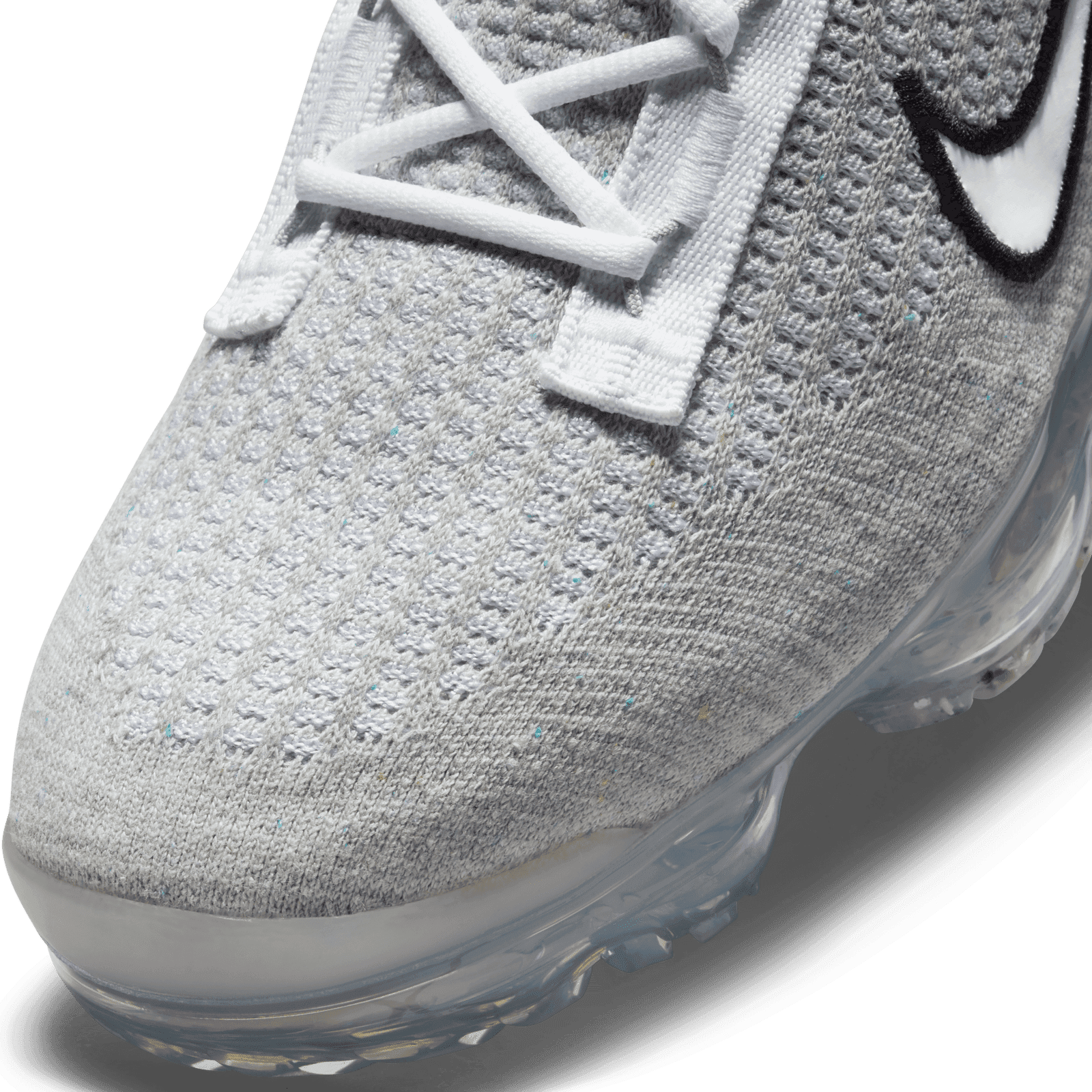 nike air vapormax 2021 fk white black metallic silver