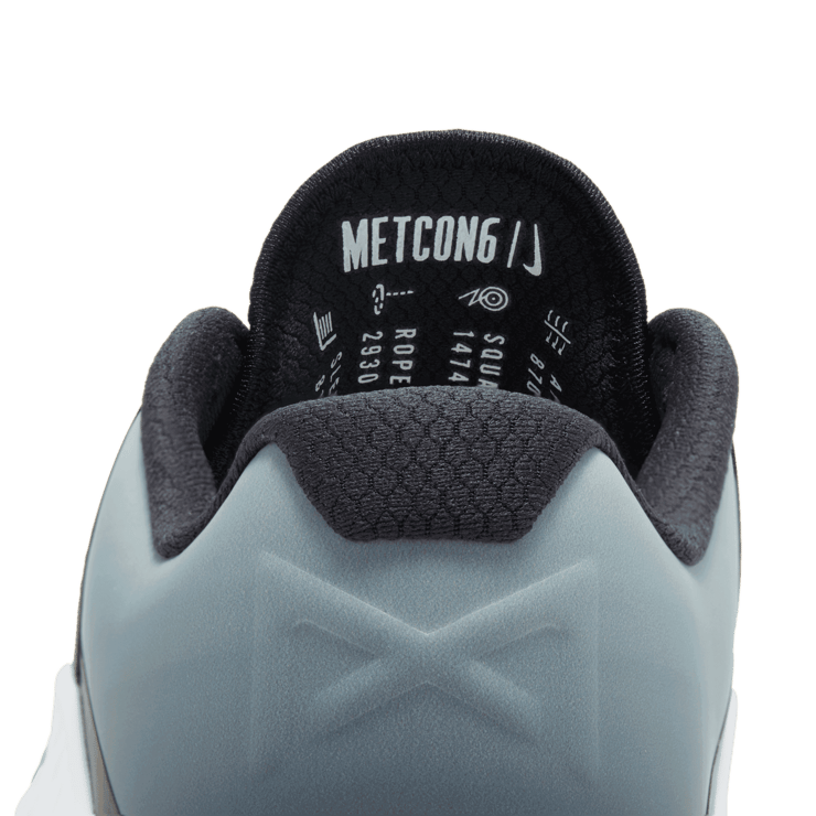 Nike Metcon 6 Black White Grey Angle 6