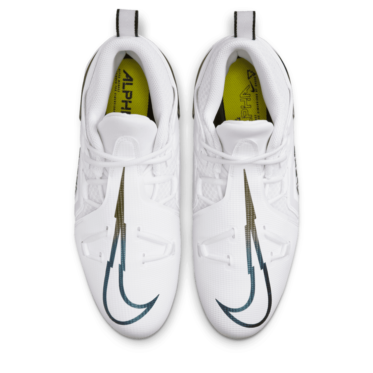 Nike Alpha Menace Pro 3 White Gold Angle 1