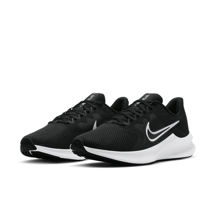 Nike Downshifter 11 Black White (W) Angle 2