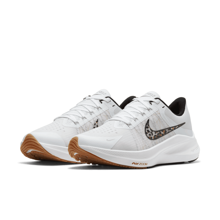 Nike Winflo 8 Premium White Leopard (W) Angle 2