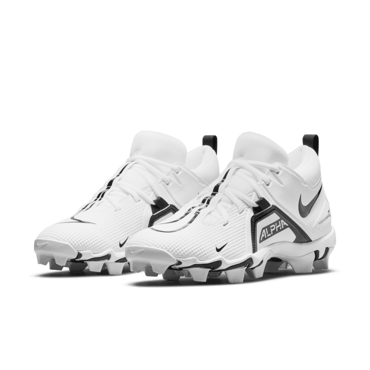 Nike Alpha Menace 3 Shark White Black Angle 2