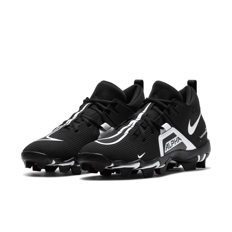 Nike Alpha Menace 3 Shark Black White Angle 2