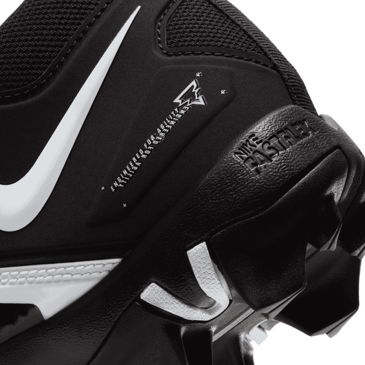 Nike Alpha Menace 3 Shark Black White Angle 6