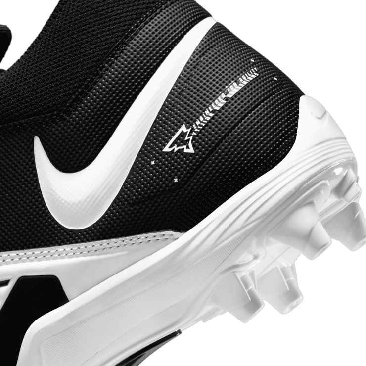 Nike Alpha Menace Varsity 3 Black White Angle 6