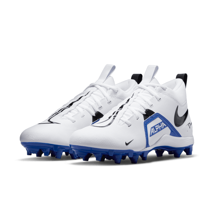 Nike Alpha Menace Varsity 3 White Game Royal Angle 2