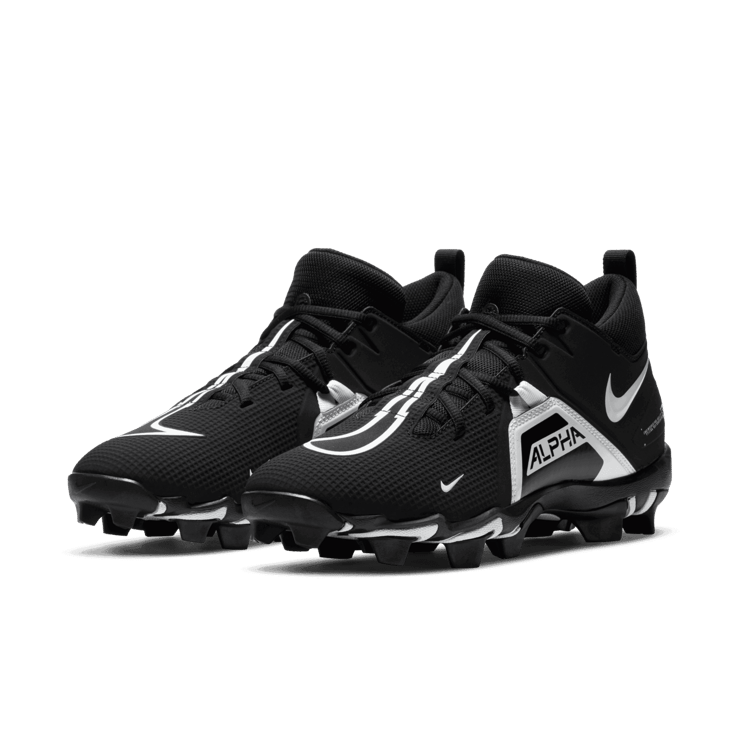 Nike Alpha Menace 3 Shark Black White (Wide) Angle 2