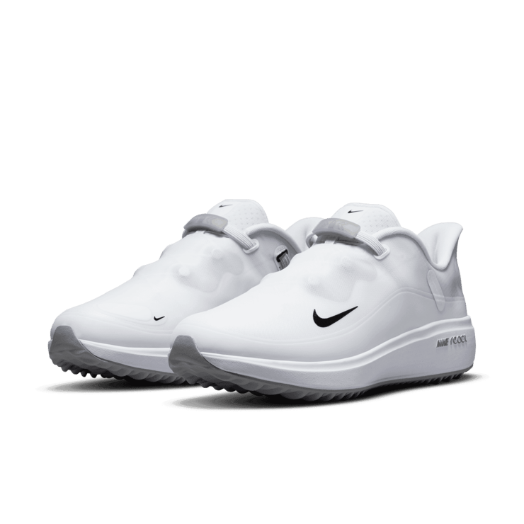 Nike React Ace Tour White Grey (W) Angle 2