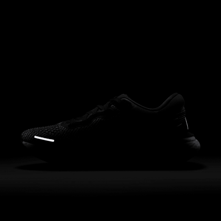 Nike ZoomX Invincible Run Flyknit White Black (W) Angle 8
