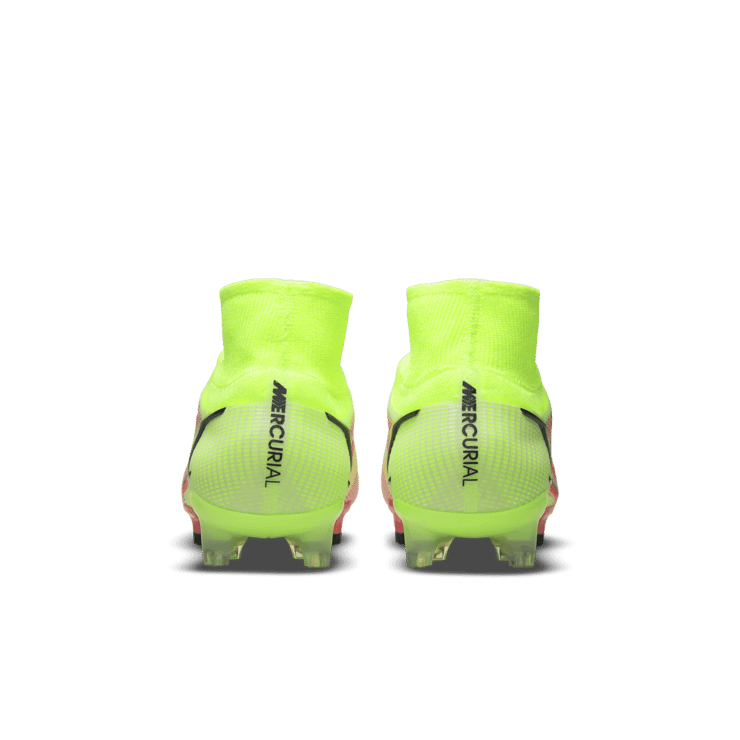 Nike Mercurial Superfly 8 Elite FG Volt Black Bright Crimson Angle 3