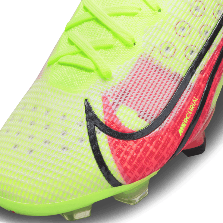 Nike Mercurial Superfly 8 Elite FG Volt Black Bright Crimson Angle 5