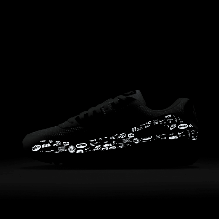 Nike Air Max 90 Reflective Mosaic Of Logos Angle 8