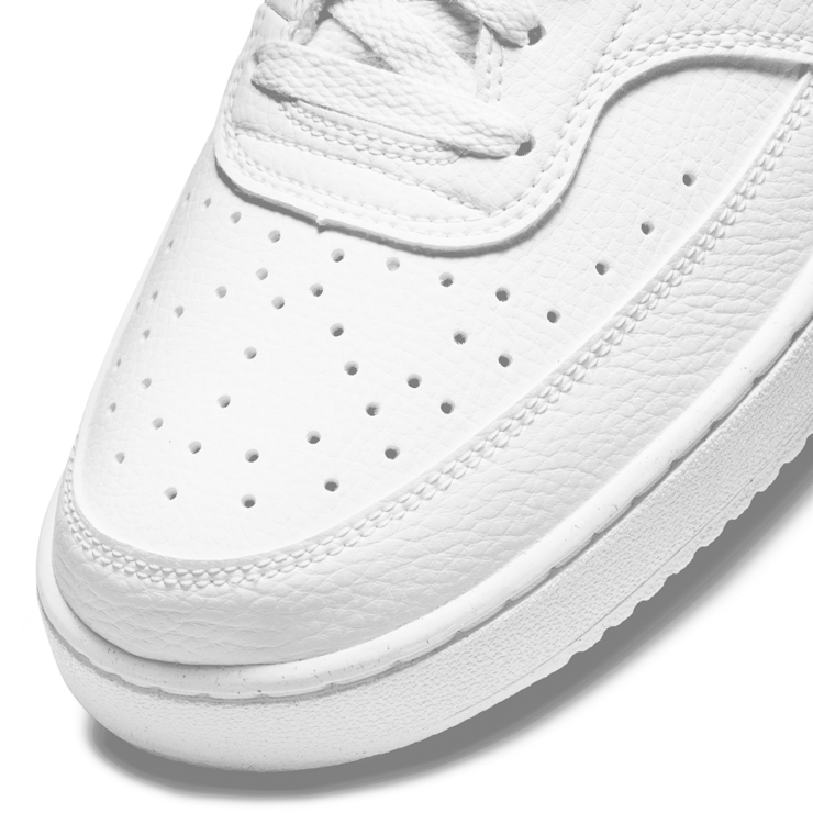 Nike Court Vision Low Next Nature White Black Angle 5