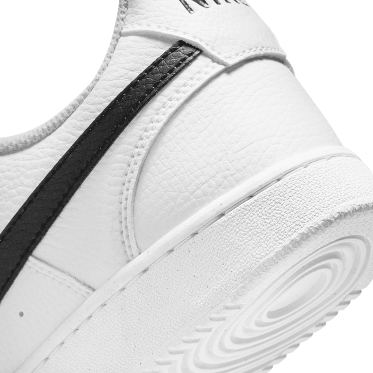 Nike Court Vision Low Next Nature White Black Angle 6