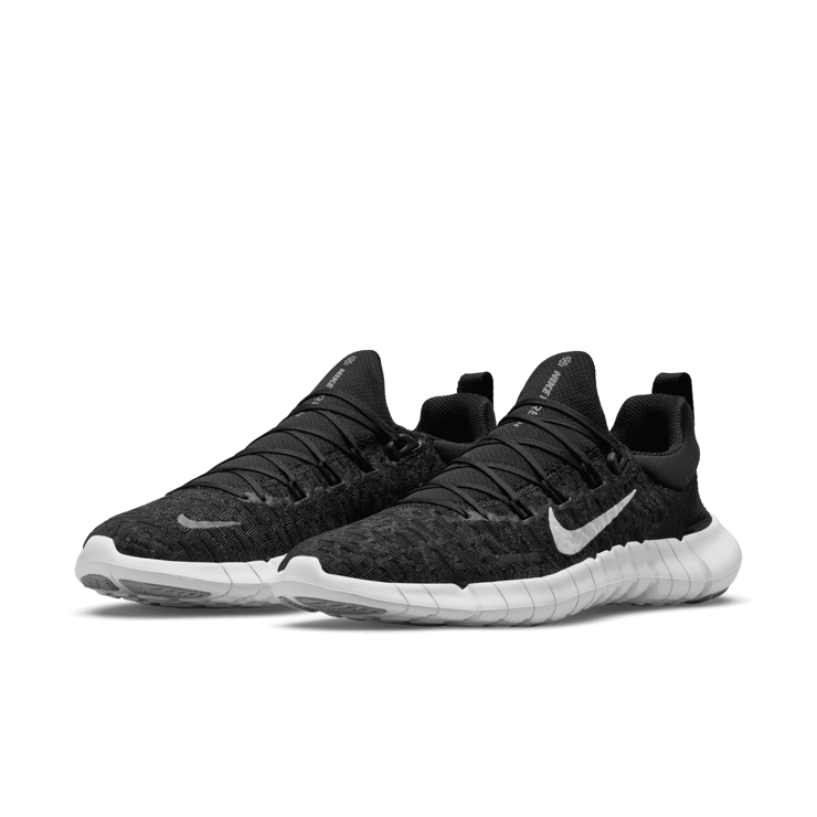 Nike Free Run 5.0 Black White (W) Angle 0