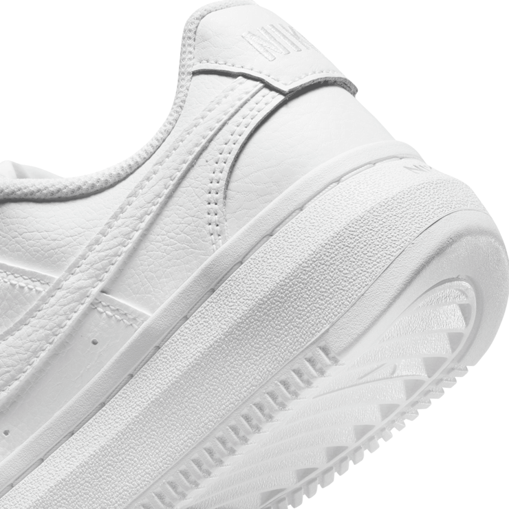 Nike Court Vision Alta Low Triple White (W) Angle 2