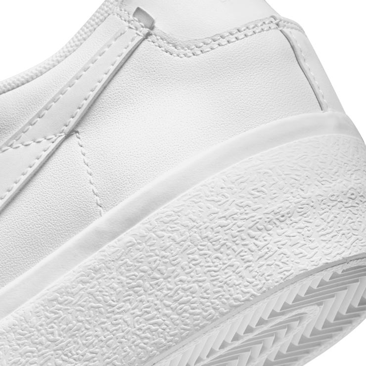 Nike Blazer Low Platform Triple White (W) Angle 5