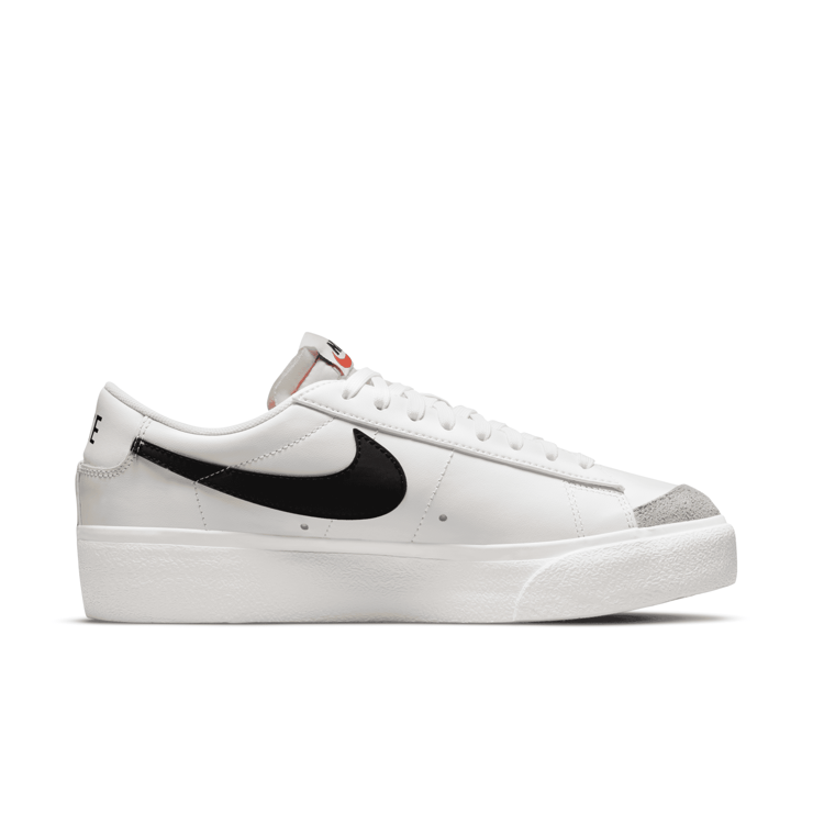 Nike Blazer Low Platform White Black (W) Angle 1