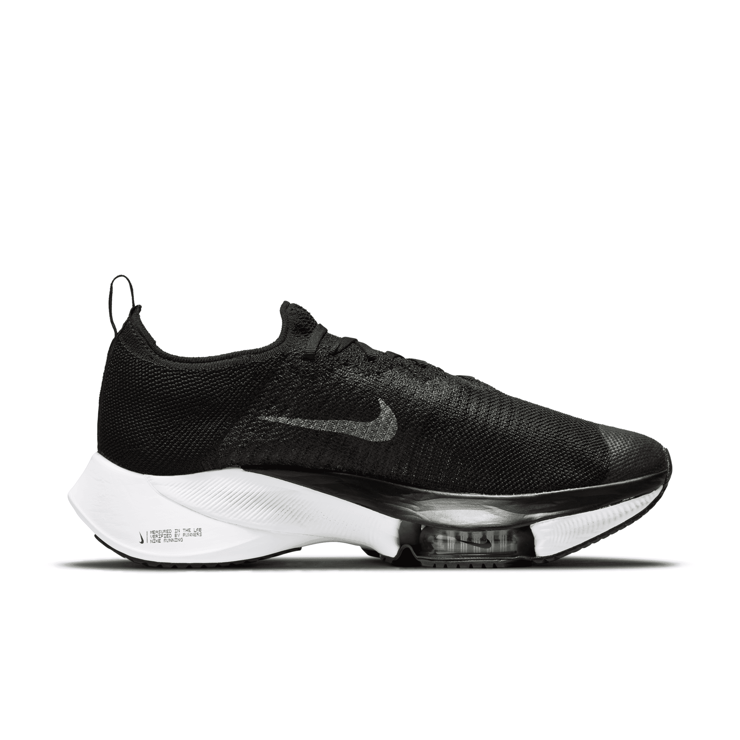 Nike Air Zoom Tempo Next% Flyknit Black White Anthracite Angle 1