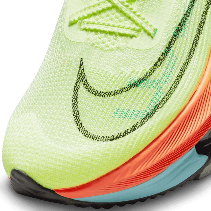 Nike Air Zoom Alphafly Next% Barely Volt Orange Angle 4