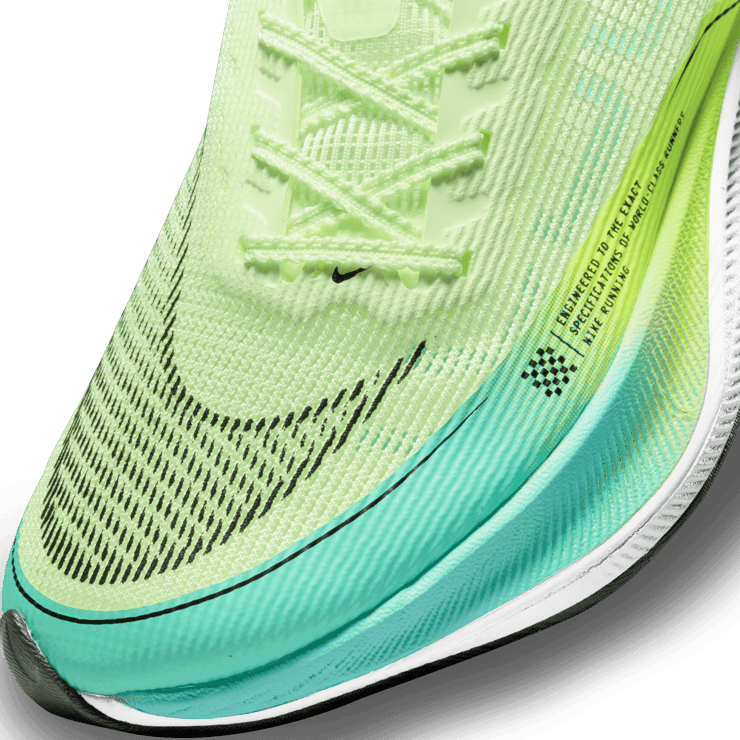 Nike ZoomX Vaporfly Next% 2 Barely Volt Turquoise (W) Angle 4