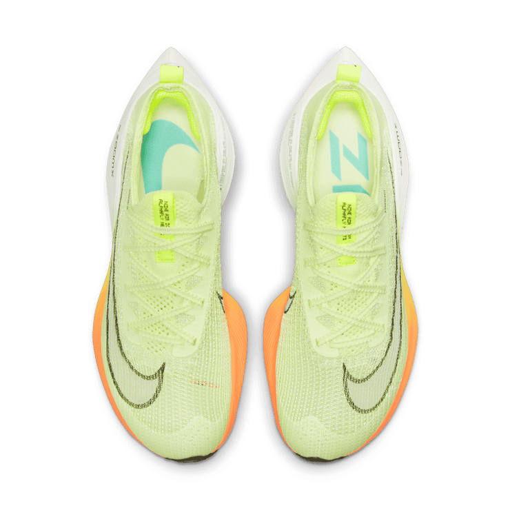 Nike Air Zoom Alphafly Next% Barely Volt Orange (W) Angle 1