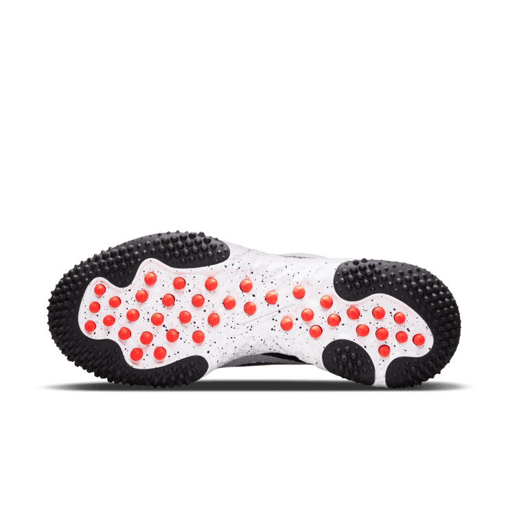 Nike Alpha Huarache Elite 3 Turf Light Smoke Grey Black Angle 0