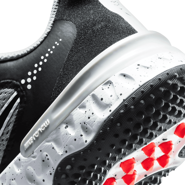 Nike Alpha Huarache Elite 3 Turf Light Smoke Grey Black Angle 5