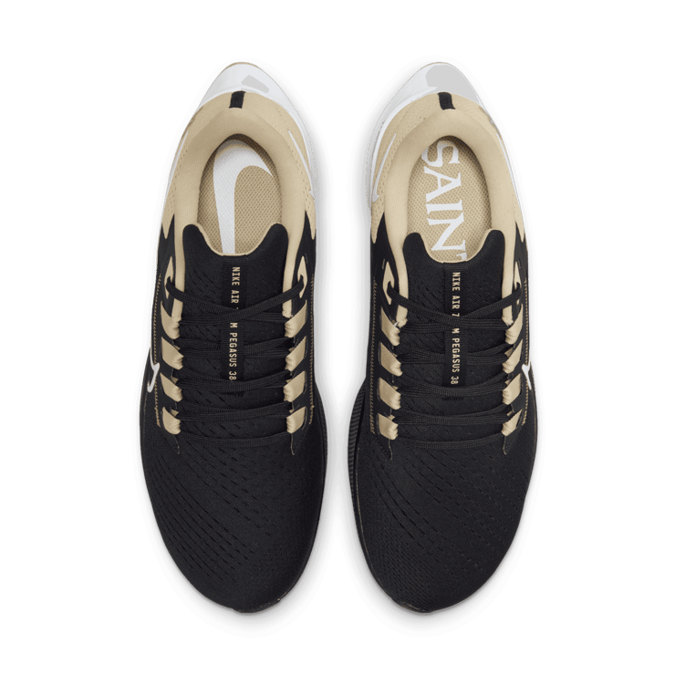 Nike Air Zoom Pegasus 38 New Orleans Saints Angle 1