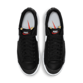 Nike Blazer Low Platform Black White (W) Angle 1