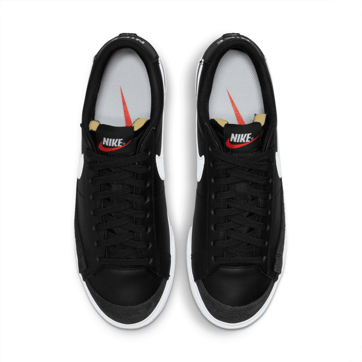 Nike Blazer Low Platform Black White (W) Angle 1