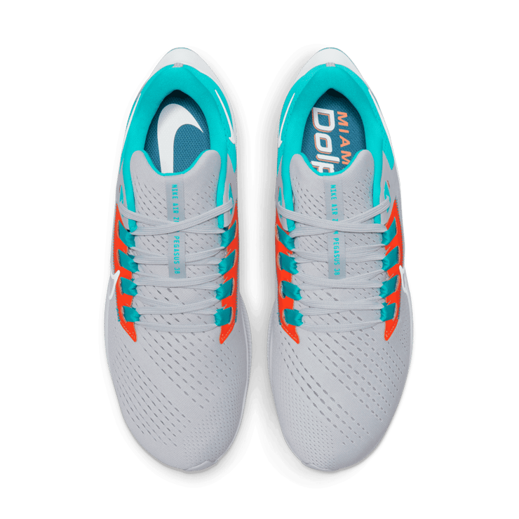 Nike Air Zoom Pegasus 38 Miami Dolphins Angle 1