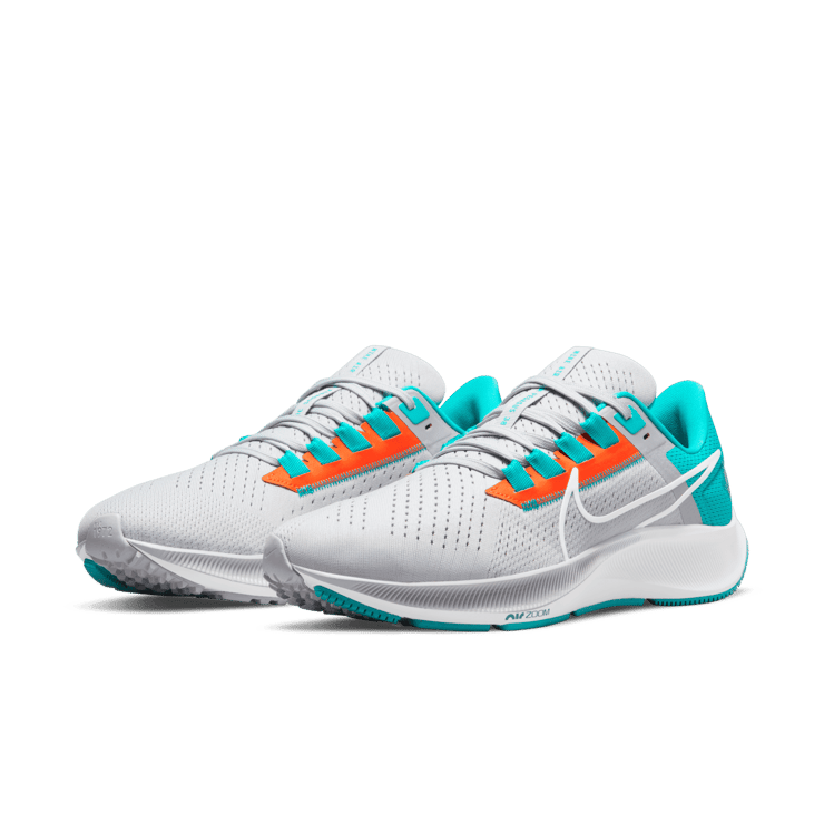 Nike Air Zoom Pegasus 38 Miami Dolphins Angle 2
