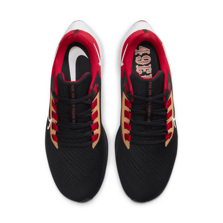 Nike Air Zoom Pegasus 38 San Francisco 49ers Angle 1