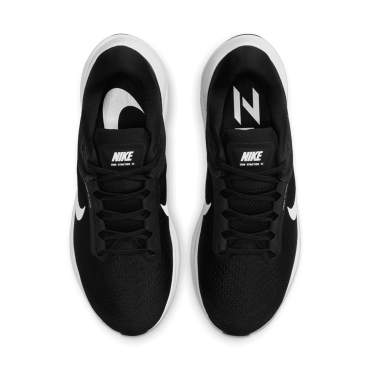 Nike Air Zoom Structure 24 Black White Angle 1