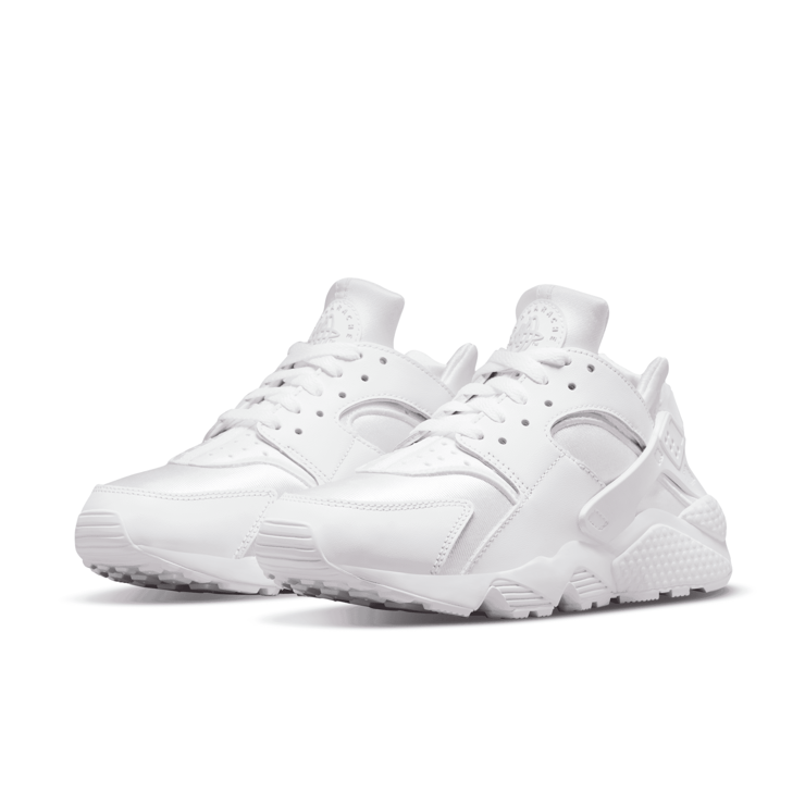 Nike Air Huarache Triple White (2021) (W) Angle 4