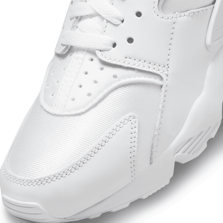 Nike Air Huarache Triple White (2021) (W) Angle 6