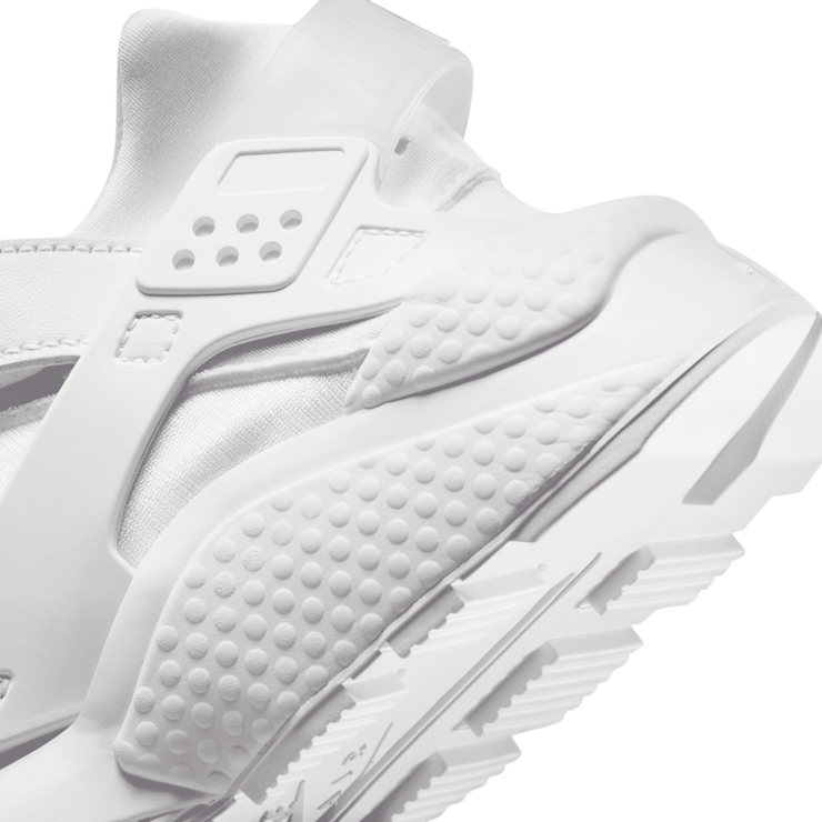 Nike Air Huarache Triple White (2021) (W) Angle 7