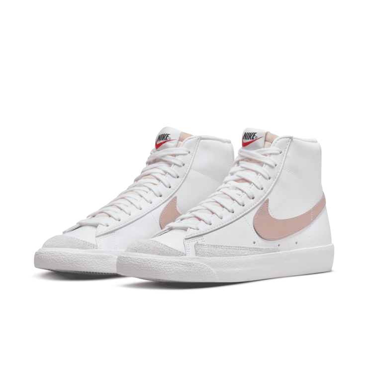 Nike Blazer Mid 77 Vintage Summit White Pink (W) Angle 4