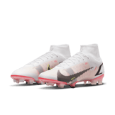 Nike Mercurial Superfly 8 Elite FG White Pink Blast Angle 2