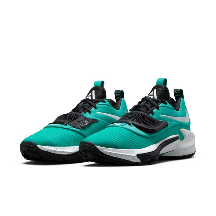 Nike Zoom Freak 3 Team Clear Jade Angle 2