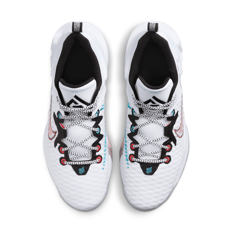 Nike Giannis Immortality White Clear Angle 1