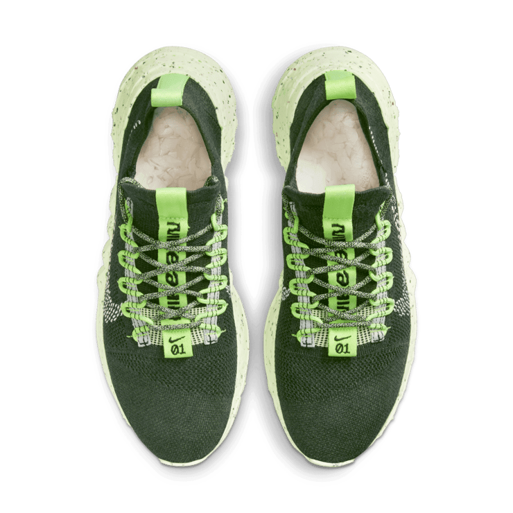 Nike Space Hippie 01 Carbon Green Angle 1