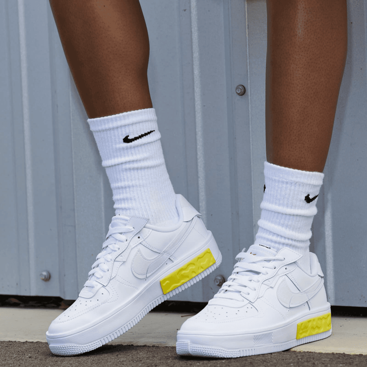 Nike Air Force 1 Low Fontanka Summit White Opti Yellow (W) Angle 0
