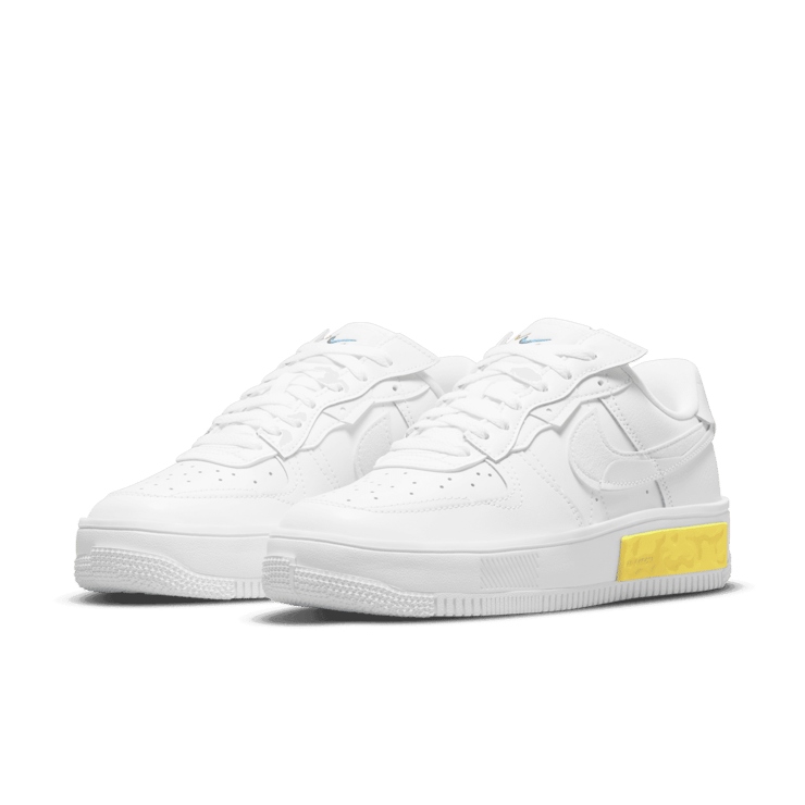 Nike Air Force 1 Low Fontanka Summit White Opti Yellow (W) Angle 3