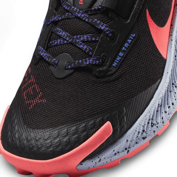 Nike Pegasus Trail 3 Gore-Tex Black Lapis Bright Mango (W) Angle 4